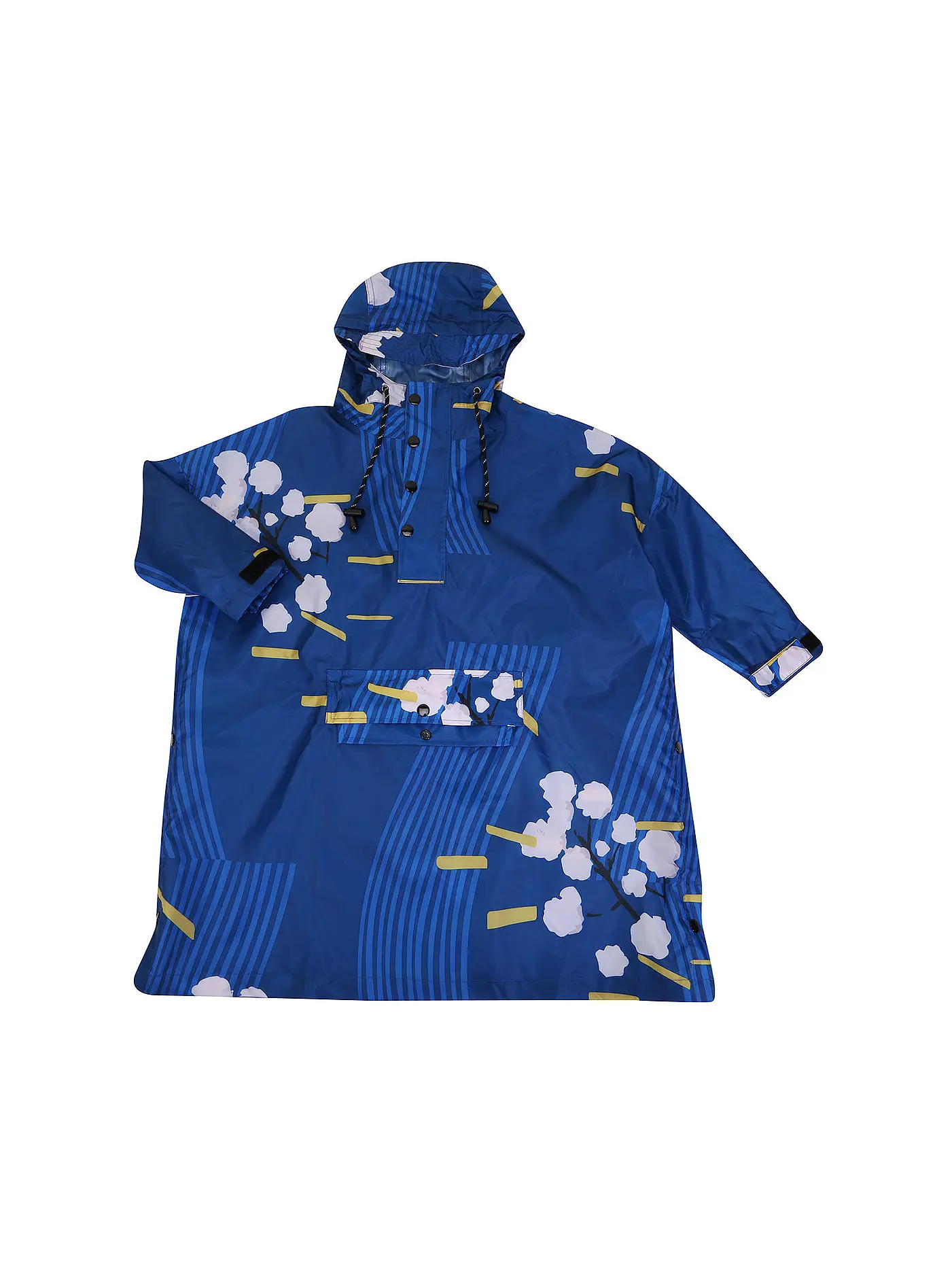 RAINKISS | Kinder Regenjacke - Regenponcho Pink Panth | blau
